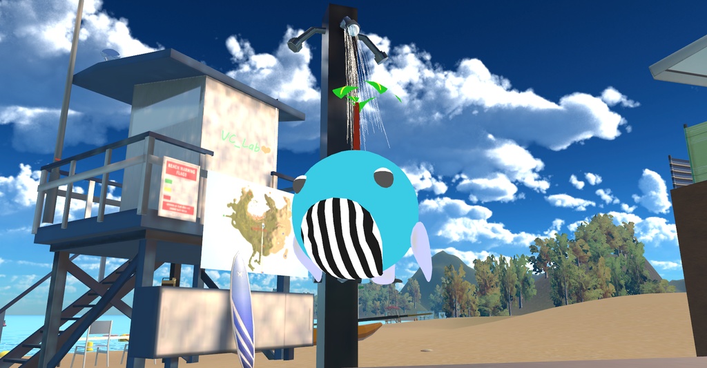 【Cluster用アバター】オーシャンホエール(ノーマルVer)