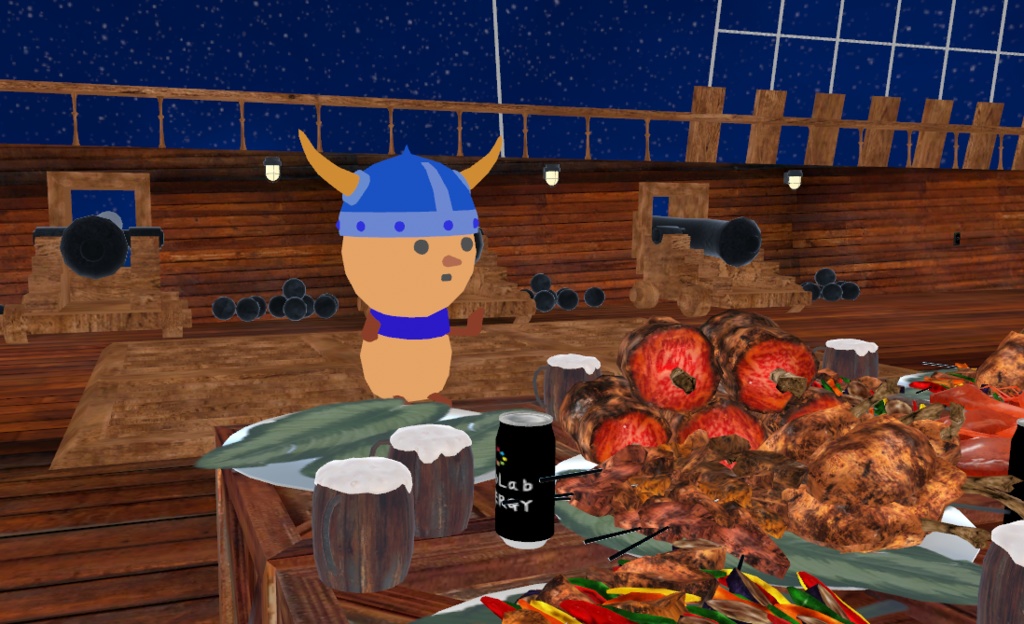 【Cluster用アバター】バイキング