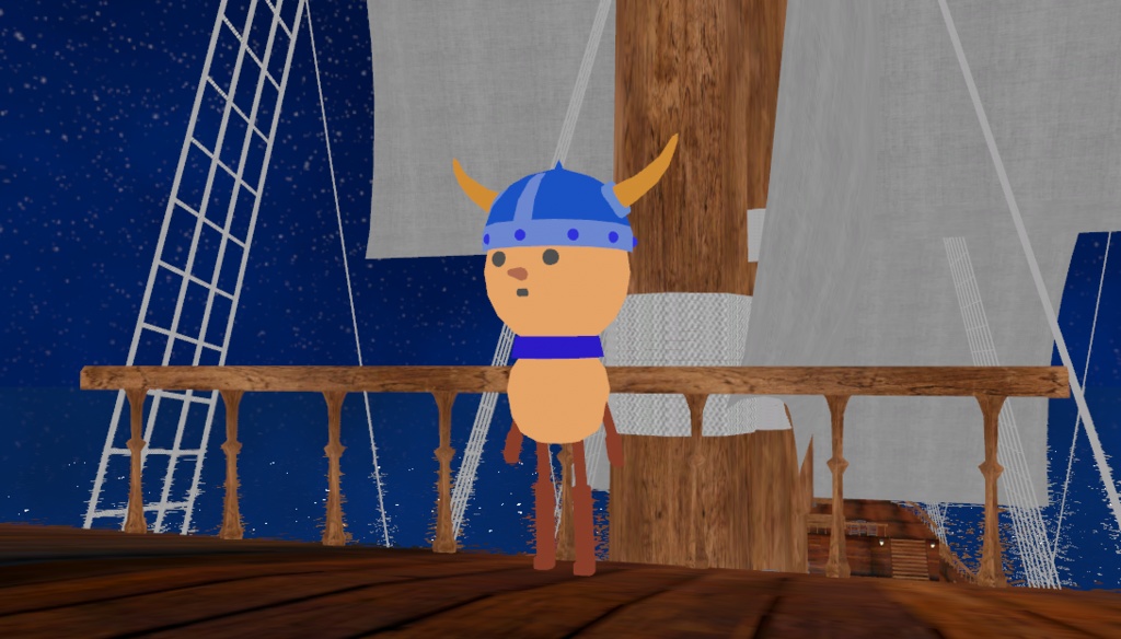 【Cluster用アバター】バイキング