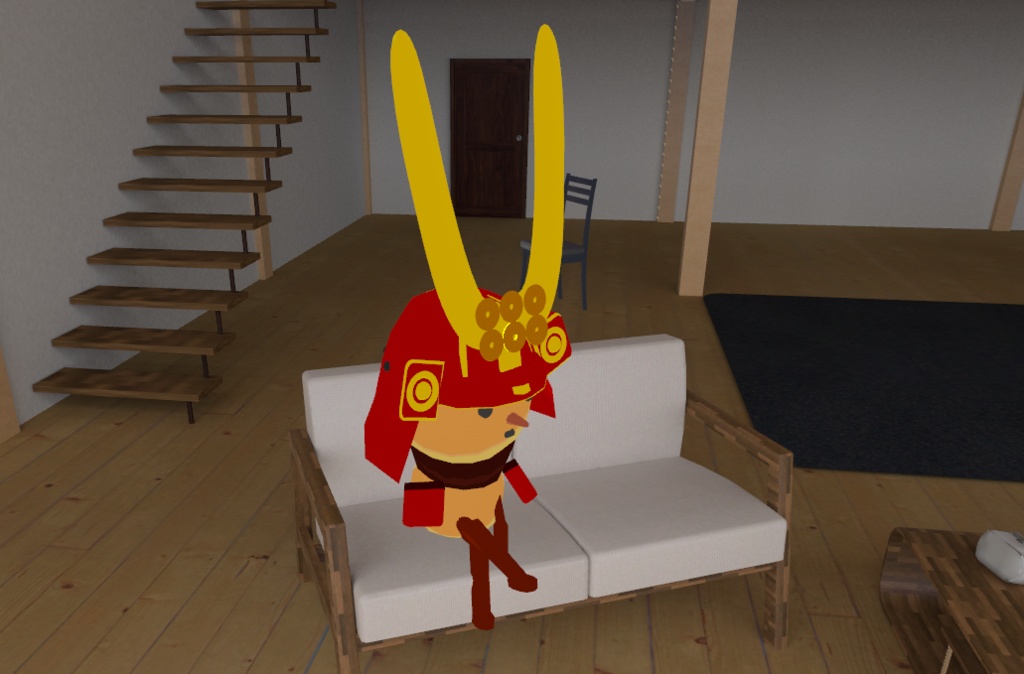 【Cluster用アバター】サムライ・真田