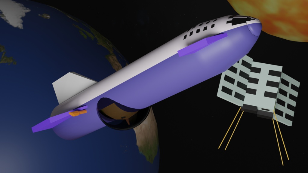 【Cluster用アバター】スペースXくん