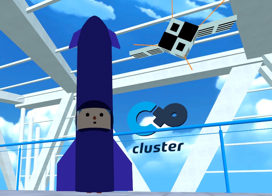 【Cluster用アバター】スペースXくん