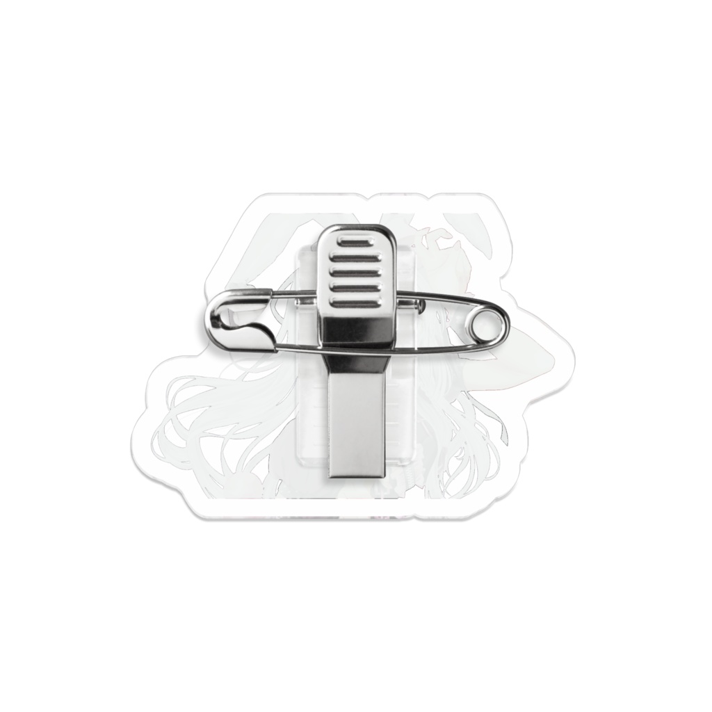 うさぎりあアクリルバッチ