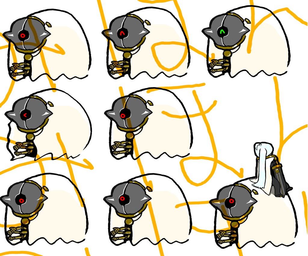 グローリア柄 クリアファイル