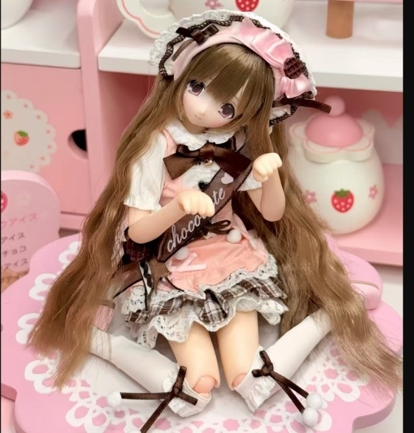 「オリジナル」꒰ココカフェ꒱「Azone, ob22/OF」ピンク