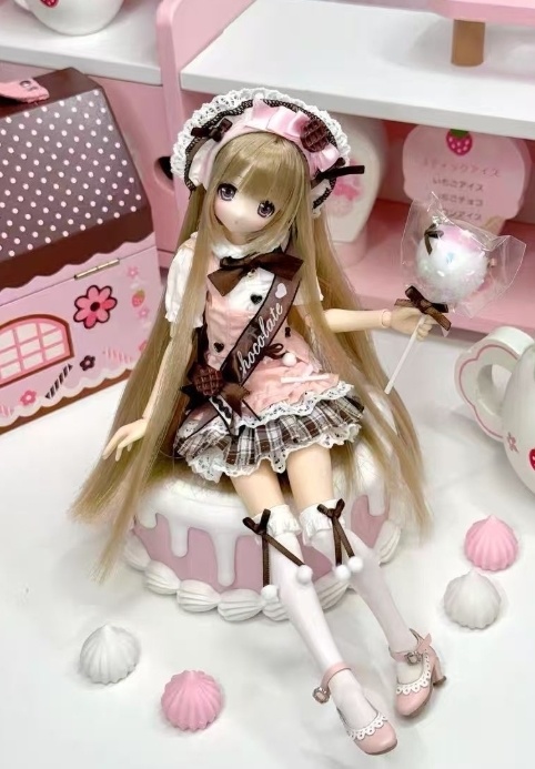 「オリジナル」꒰ココカフェ꒱「Azone, ob22/OF」ピンク