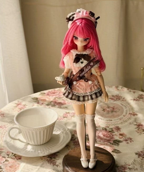 「オリジナル」꒰ココカフェ꒱「Azone, ob22/OF」ピンク