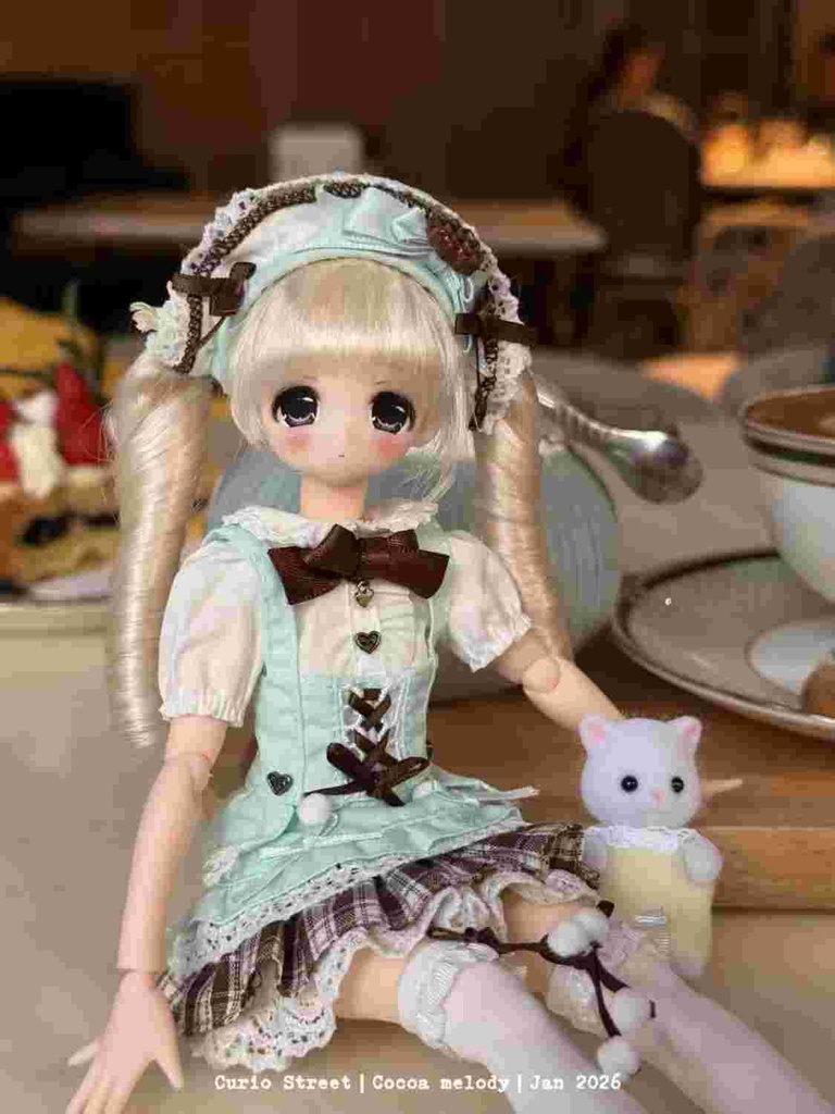 「オリジナル」꒰ココカフェ꒱「Azone, ob22/OF」ミントグリーン