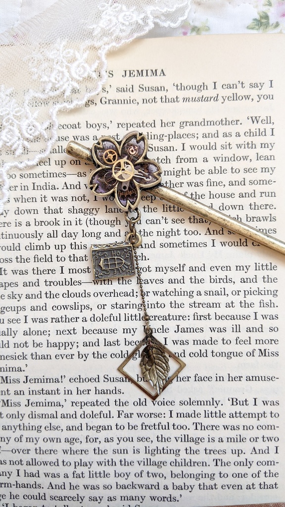 【文アル】帝國図書館イメージ簪