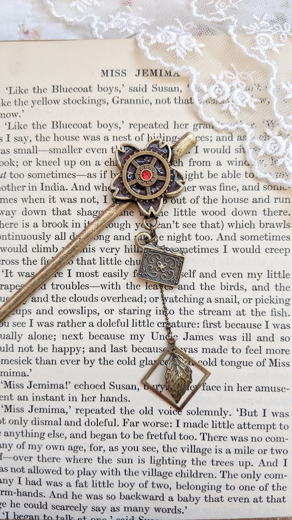 【文アル】帝國図書館イメージ簪