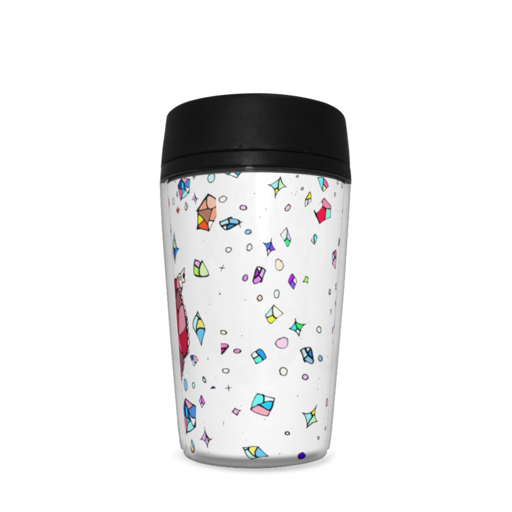 キラキラステンドグラスガールアネモネ タンブラー