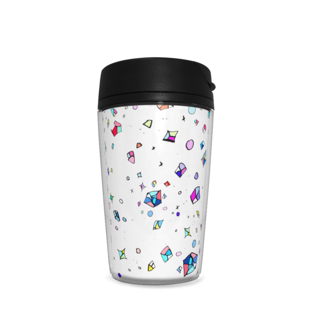 キラキラステンドグラスガールアネモネ タンブラー