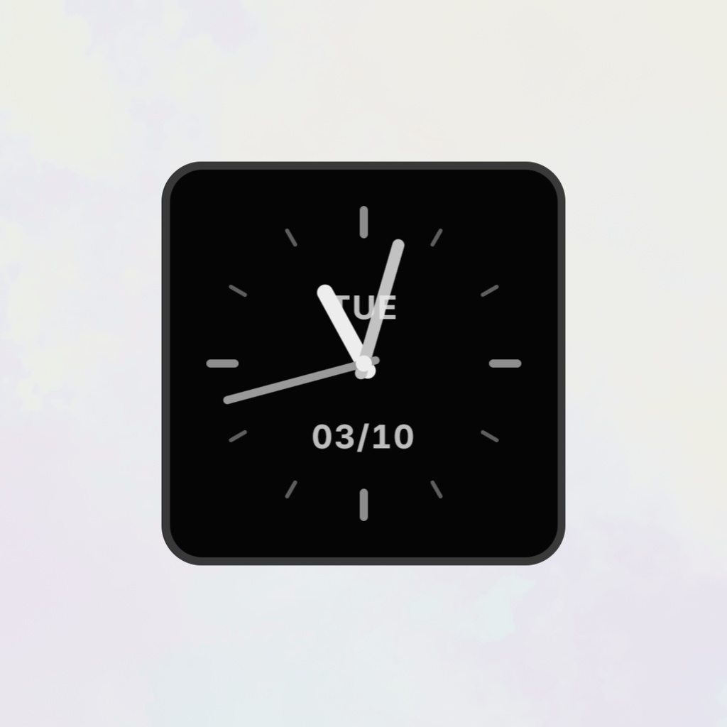 【OBS|PW-時計】OBSウィジェット/ツール