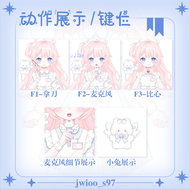 【Live2d量贩模型】請對你的小兔溫柔點吧>.<