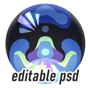 Editable PSD / CSP File Vroid Iris Texture [Wobbly Style~]