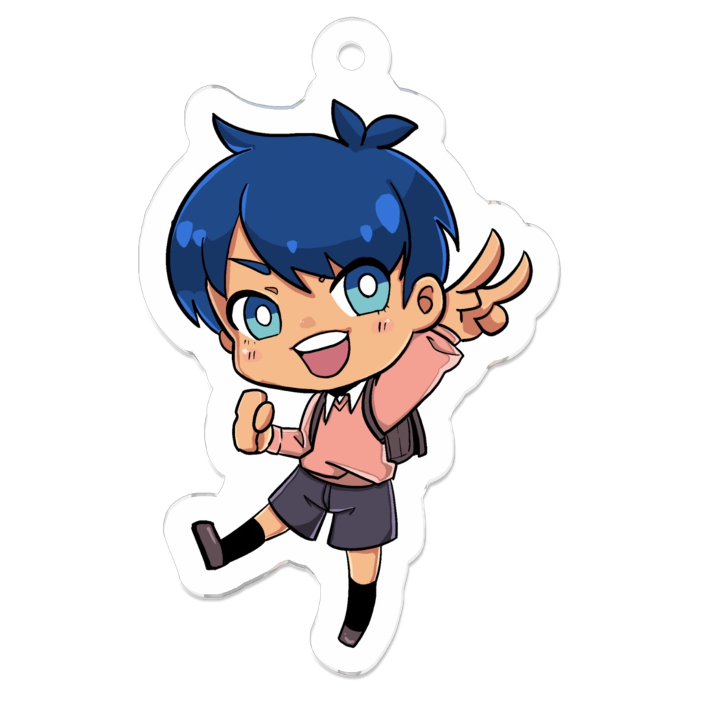 オリジナル キョーさんアクキー 青髪 恭之助オリジナルキャラ物販サークル Booth オリジナル キョーさんアクキー 青髪 恭之助オリジナルキャラ物販サークル Booth