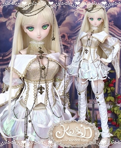 【Kon’D】DD dy 寄せ胸/L胸・DDIII・DDS・M/L/寄せ胸 対応 ドール用お洋服セット(魔法少女)8点セット