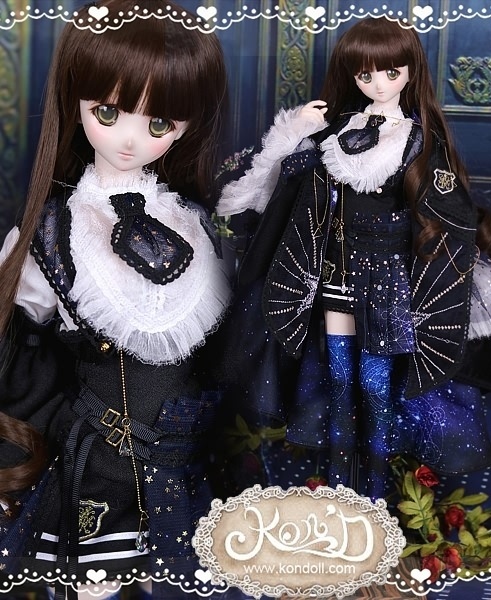 【Kon’D】DD dy 寄せ胸/L胸・DDIII・DDS・M/L/寄せ胸 対応 ドール用お洋服セット(魔法学園)7点セット