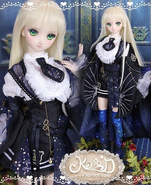 【Kon’D】DD dy 寄せ胸/L胸・DDIII・DDS・M/L/寄せ胸 対応 ドール用お洋服セット(魔法学園)7点セット