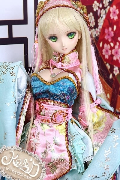 【Kon’D】DD dy 寄せ胸/L胸・DDIII・DDS・M/L/寄せ胸 対応 ドール用お洋服セット(桃花源)13点セット