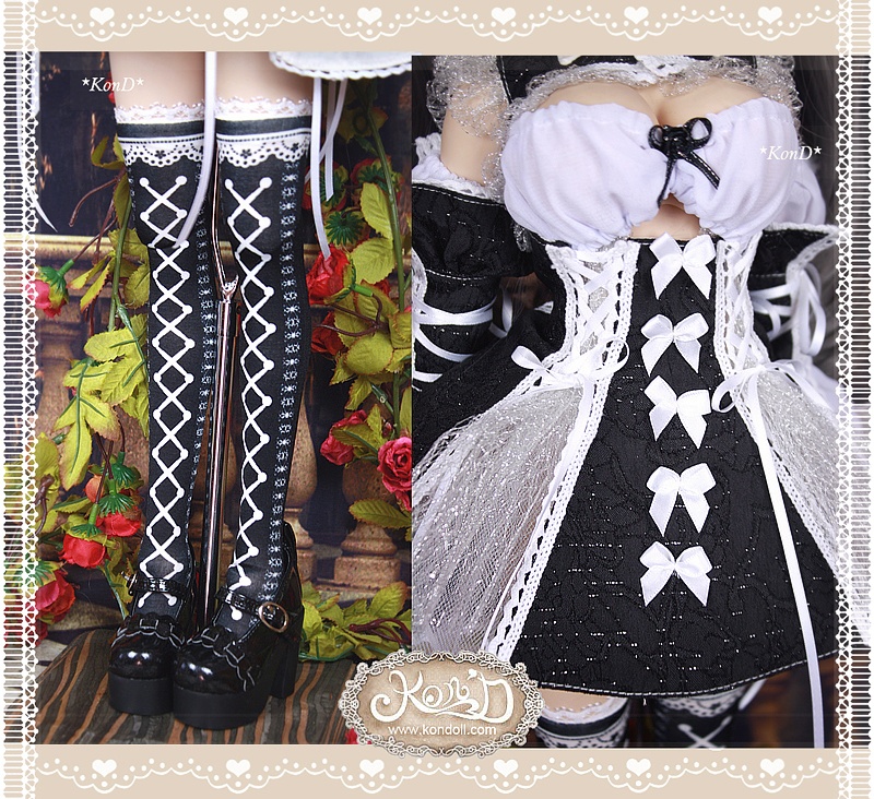 【Kon’D】DD dy 寄せ胸/L胸・DDIII・DDS・M/L/寄せ胸 バスト28cmまで対応 ドール用お洋服セット(魔女の時間)9点セット