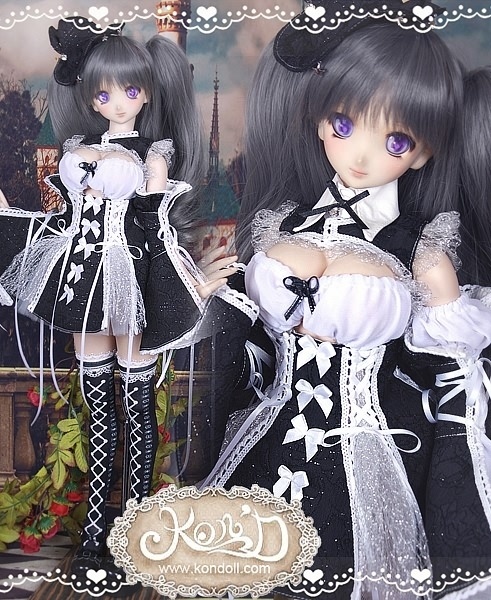 【Kon’D】DD dy 寄せ胸/L胸・DDIII・DDS・M/L/寄せ胸 対応 ドール用お洋服セット（魔女の時間）9点セット