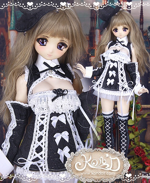 【Kon’D】MDD S胸/M胸/L胸・OB48・50・S胸/M胸/L胸 Holiday's Child 高さ44cmまで対応 ドール用お洋服セット(魔女の時間)9点セット