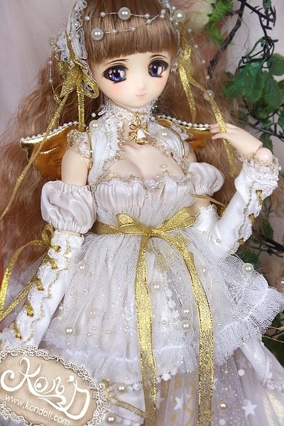 【Kon’D】DD MDD YOSO 対応 ドール用お洋服セット(スノーエンジェル)14点セット