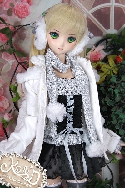 【Kon’D】DD dy 寄せ胸/L胸・DDIII・DDS・M/L/寄せ胸 対応 ドール用お洋服セット(うさぎ)6点セット