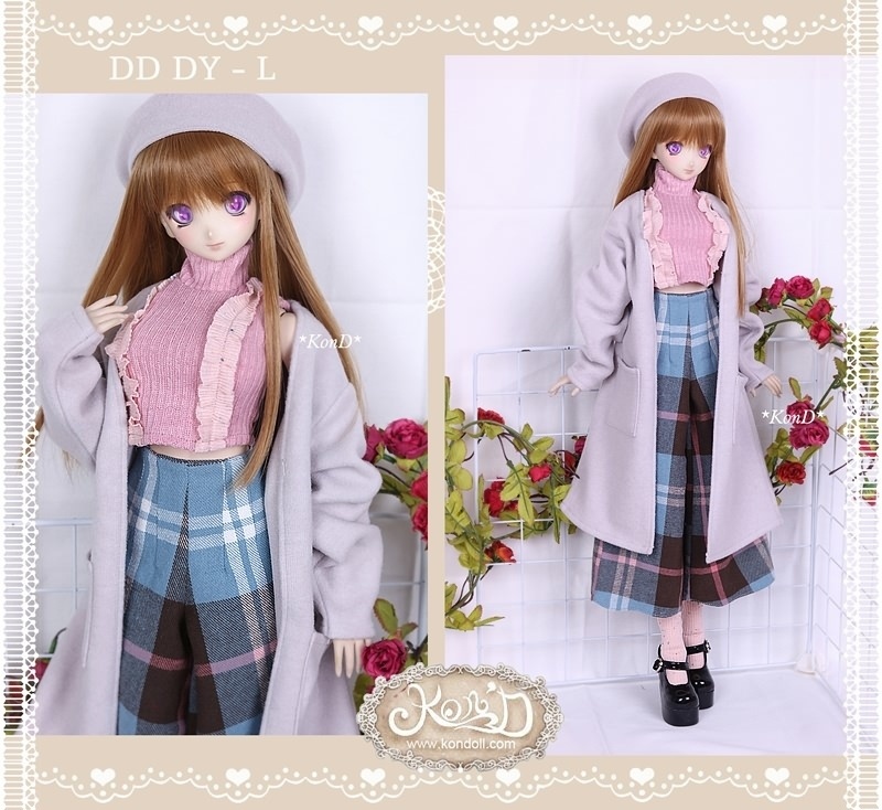 【Kon’D】SD10 DD MDD サイズ 対応 ドール用お洋服セット(おでかけコーデ)5点セット