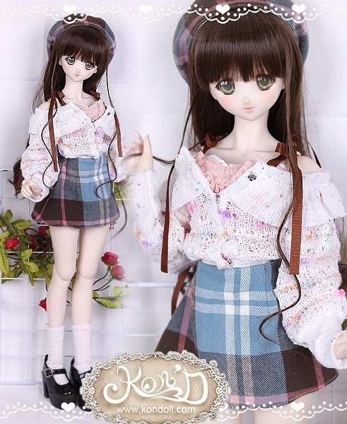 【Kon’D】SD10 DD MDD サイズ 対応 ドール用お洋服セット(おでかけコーデ)5点セット