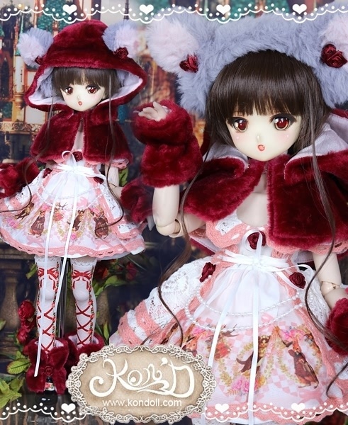 【Kon’D】MDD S胸/M胸 対応 ドール用お洋服セット(おとぎ話)9点セット