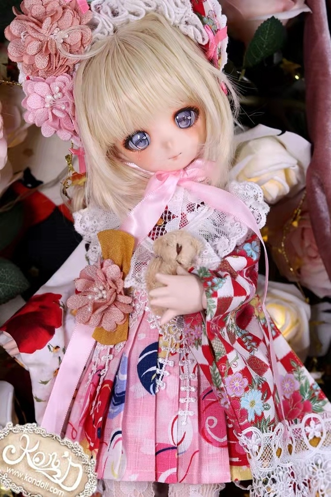 【Kon’D】MDD・OB・PUYOODOLL対応 ドール用お洋服セット(和菓子)6点セット