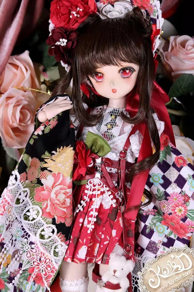 【Kon’D】MDD・OB・PUYOODOLL対応 ドール用お洋服セット(和菓子)6点セット