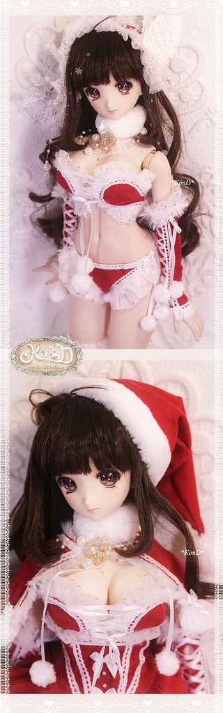 【Kon’D】DD dy 寄せ胸/L胸・DDIII・DDS・M/L/寄せ胸 対応 ドール用お洋服セット(2021クリスマス限定)11点セット