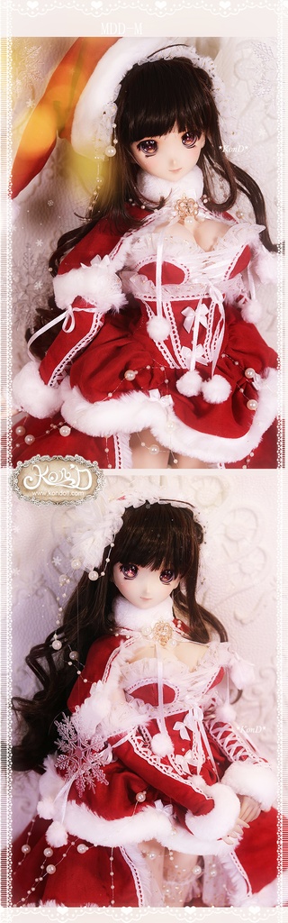 【Kon’D】DD dy 寄せ胸/L胸・DDIII・DDS・M/L/寄せ胸 対応 ドール用お洋服セット(2021クリスマス限定)11点セット