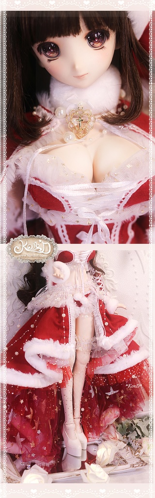 【Kon’D】DD dy 寄せ胸/L胸・DDIII・DDS・M/L/寄せ胸 対応 ドール用お洋服セット(2021クリスマス限定)11点セット