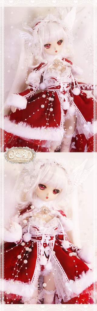 【Kon’D】MDD S胸/M胸/L胸・OB48・50・S胸/M胸/L胸 Holiday's Child 対応 ドール用お洋服セット(2021クリスマス限定)9点セット