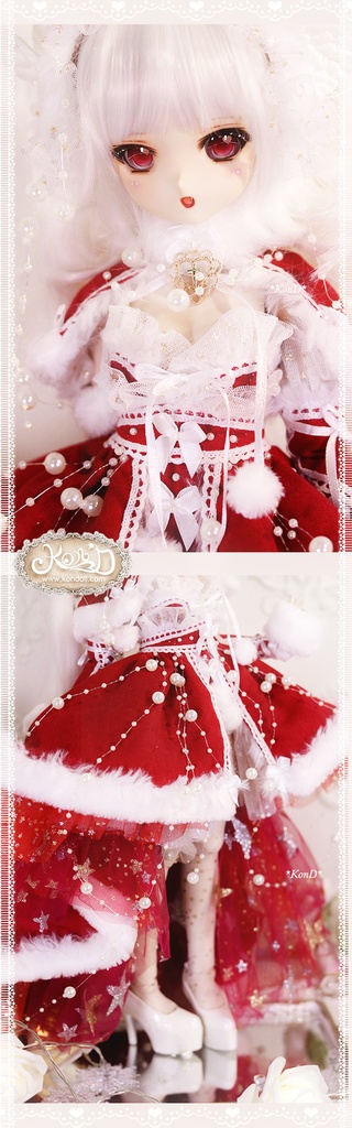 【Kon’D】MDD S胸/M胸/L胸・OB48・50・S胸/M胸/L胸 Holiday's Child 対応 ドール用お洋服セット(2021クリスマス限定)9点セット