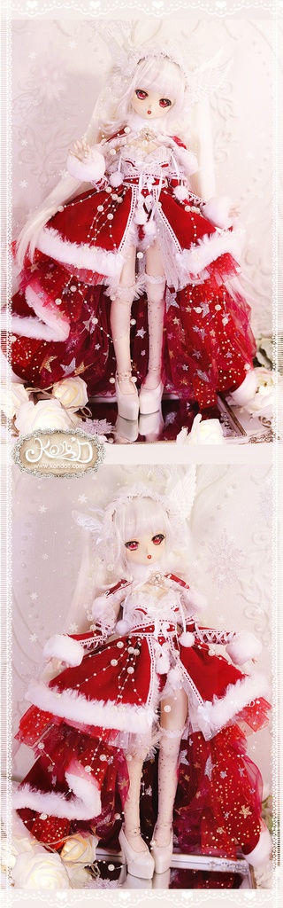 【Kon’D】MDD S胸/M胸/L胸・OB48・50・S胸/M胸/L胸 Holiday's Child 対応 ドール用お洋服セット(2021クリスマス限定)9点セット