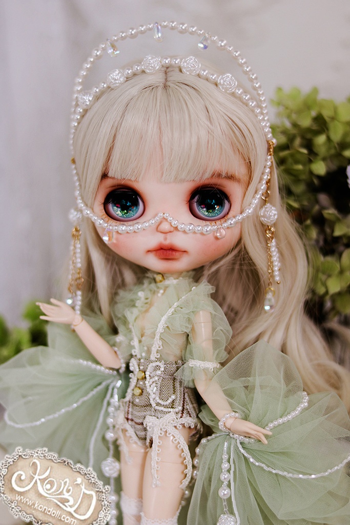 【Kon’D】OB22・OB24・アゾン1/6スケールSサイズ(EX CUTE)対応 ドール用お洋服セット(リュネビル刺繍)4点セット 【4セット限定】