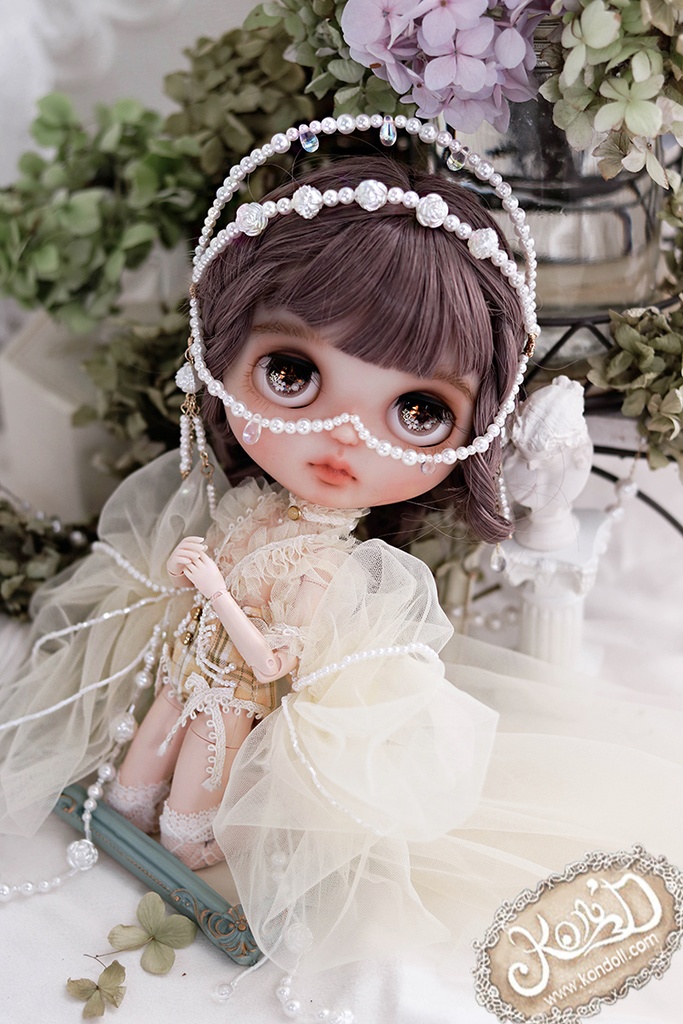 【Kon’D】OB22・OB24・アゾン1/6スケールSサイズ(EX CUTE)対応 ドール用お洋服セット(リュネビル刺繍)4点セット 【4セット限定】