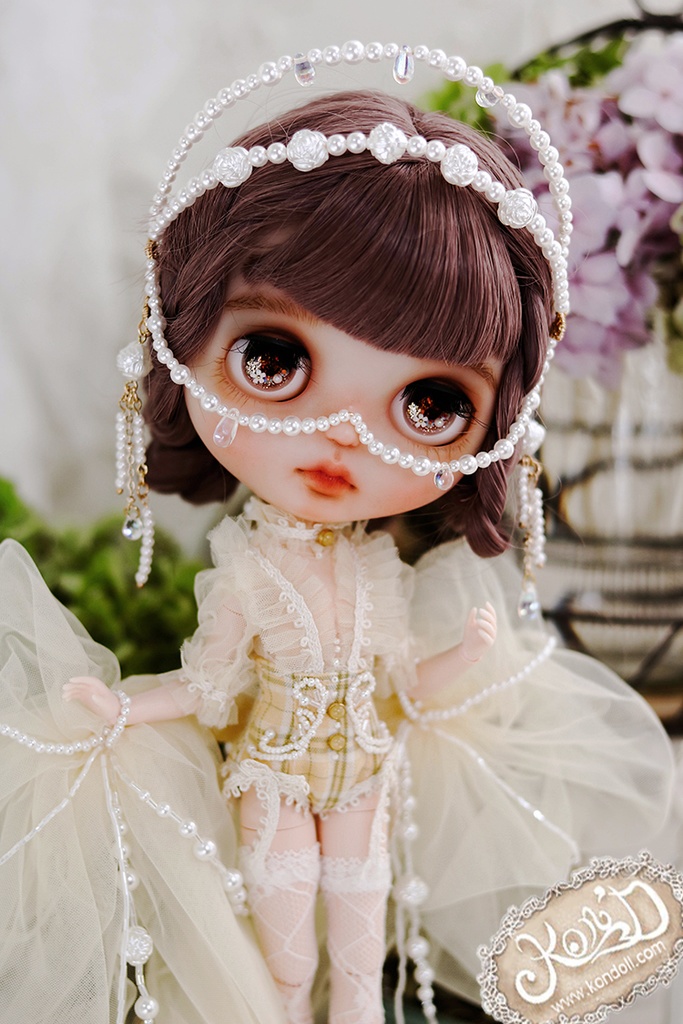 【Kon’D】OB22・OB24・アゾン1/6スケールSサイズ(EX CUTE)対応 ドール用お洋服セット(リュネビル刺繍)4点セット 【4セット限定】