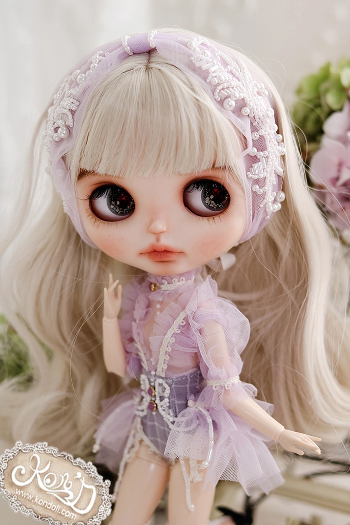 【Kon’D】OB22・OB24・アゾン1/6スケールSサイズ(EX CUTE)対応 ドール用お洋服セット(リュネビル刺繍②)4点セット 【3セット限定】