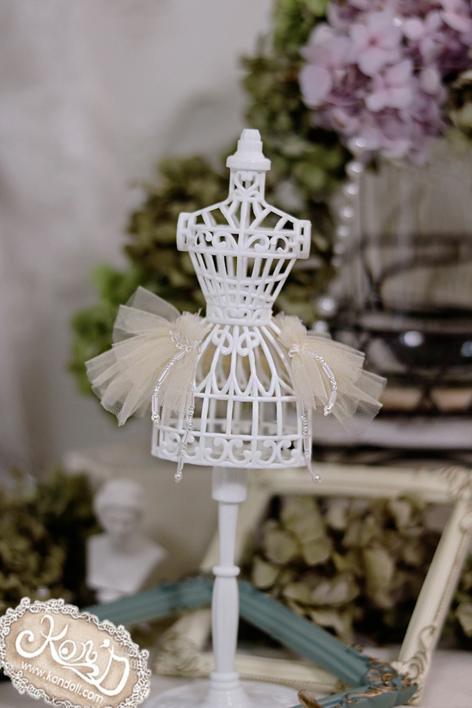 【Kon’D】OB22・OB24・アゾン1/6スケールSサイズ(EX CUTE)対応 ドール用お洋服セット(リュネビル刺繍②)4点セット 【3セット限定】