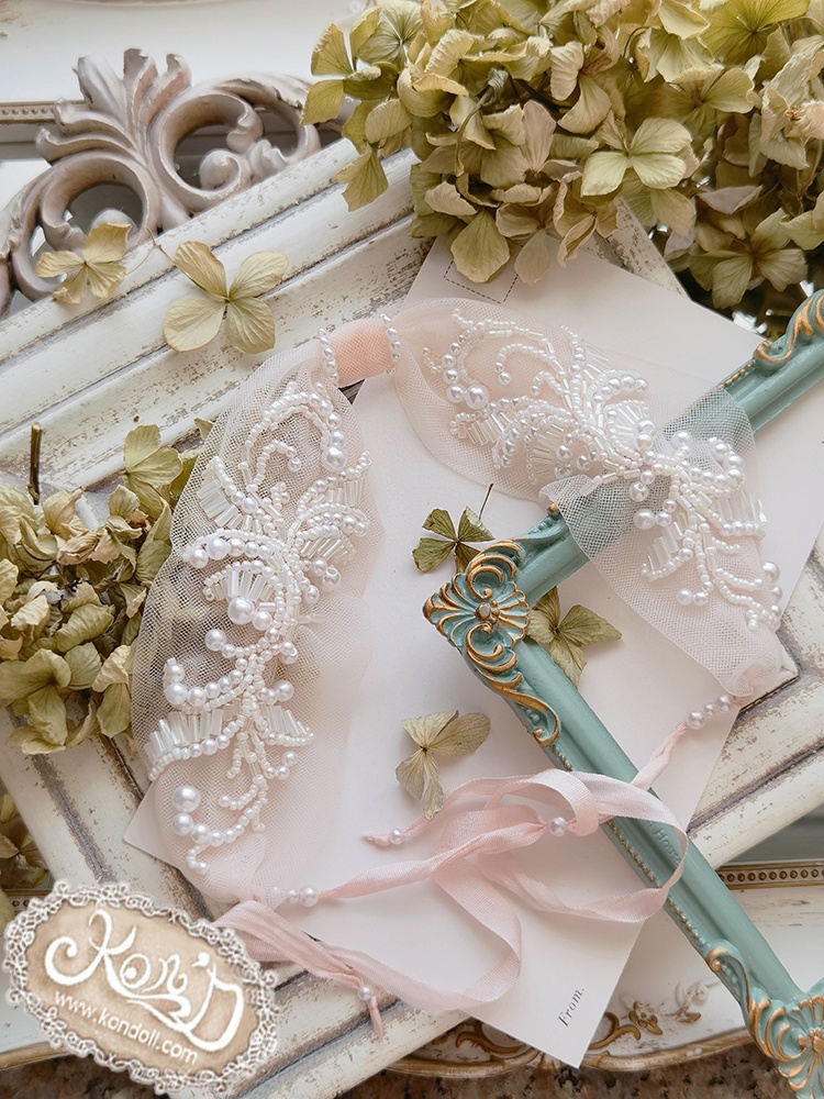 【Kon’D】OB22・OB24・アゾン1/6スケールSサイズ(EX CUTE)対応 ドール用お洋服セット(リュネビル刺繍②)4点セット 【3セット限定】