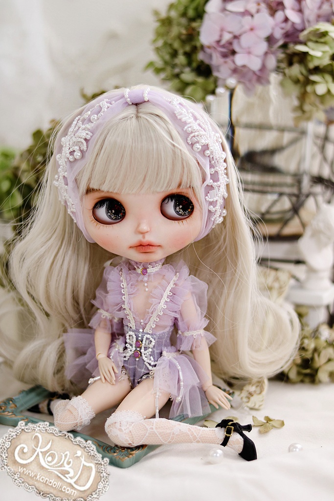 【Kon’D】OB22・OB24・アゾン1/6スケールSサイズ(EX CUTE)対応 ドール用お洋服セット(リュネビル刺繍②)4点セット 【3セット限定】