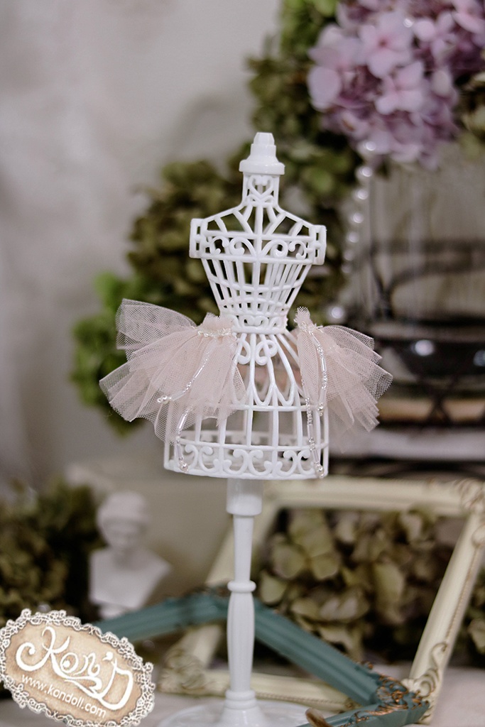 【Kon’D】OB22・OB24・アゾン1/6スケールSサイズ(EX CUTE)対応 ドール用お洋服セット(リュネビル刺繍③)4点セット 【3セット限定】