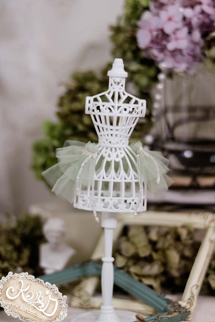 【Kon’D】OB22・OB24・アゾン1/6スケールSサイズ(EX CUTE)対応 ドール用お洋服セット(リュネビル刺繍③)4点セット 【3セット限定】