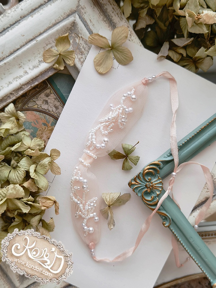 【Kon’D】OB22・OB24・アゾン1/6スケールSサイズ(EX CUTE)対応 ドール用お洋服セット(リュネビル刺繍③)4点セット 【3セット限定】